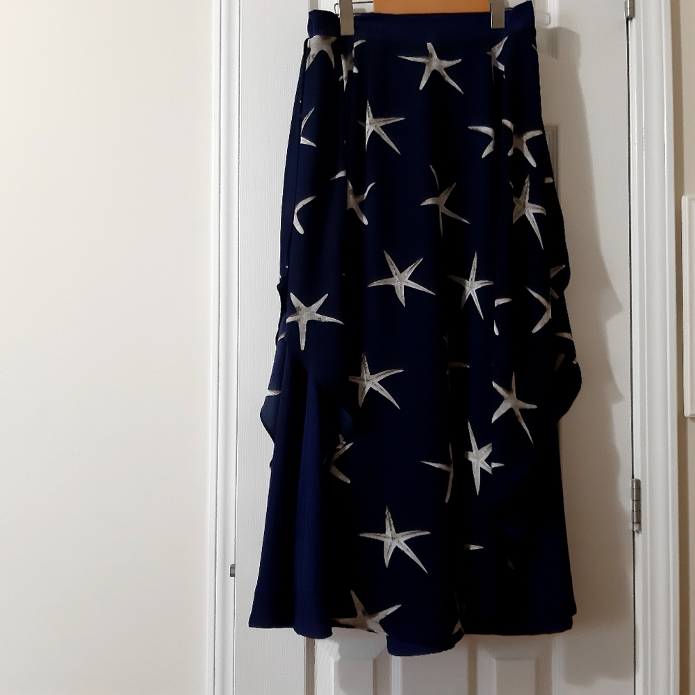 Cape cod  palazzo pants with wrap